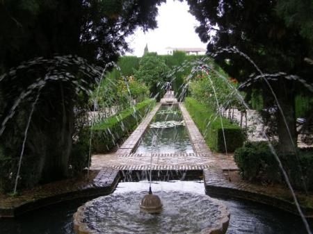 Moorish gardens of Southern Spain - the Alhambra &
