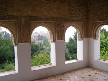 Garden rooms and galleries to die for - this one at the Alhambra and Generalife