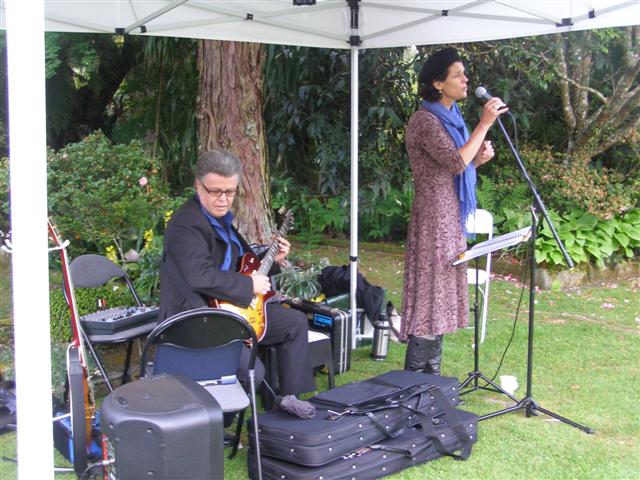 Jazz in our garden last Friday