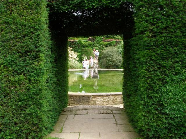The classic garden door and passage at Hidcote - best in a garden with plenty of space, perhaps