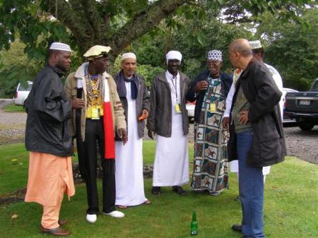 Members of Rango in our carpark area