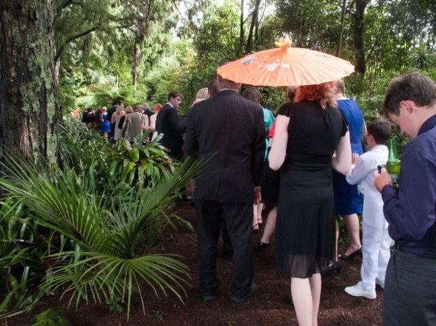 I had no idea the garden tour would be so popular