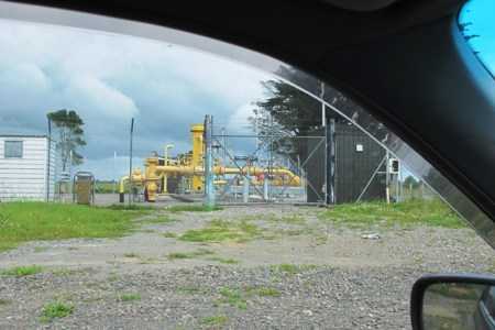 I try not to look but in this case, it is both sides of the road. They should be screened from view.