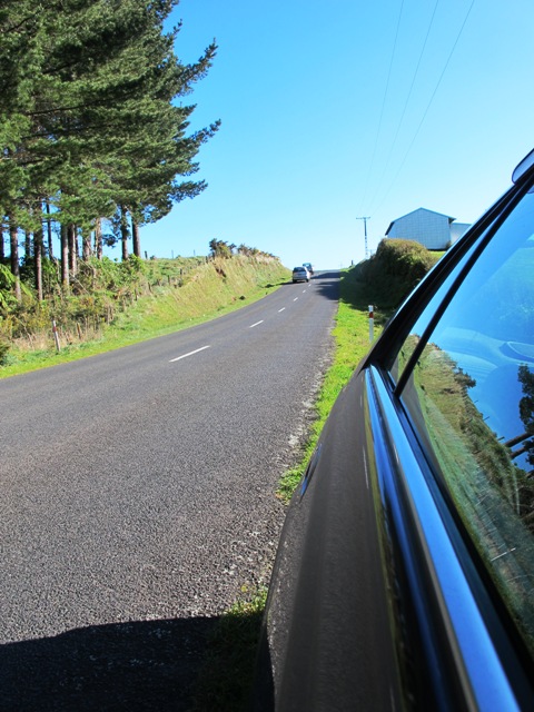 Plenty of road signage was in place at 10.31 on Friday 6 September when work had commenced