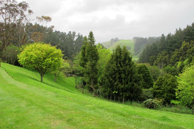 The ha-ha as viewed from above - the near seamless connection to the wider landscape is what it is about 