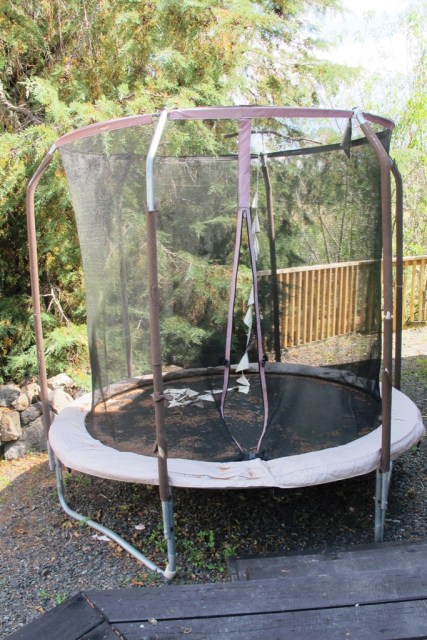 The modern safety version of the family trampoline is not going to have the life expectancy of the traditional design so grin and bear it 