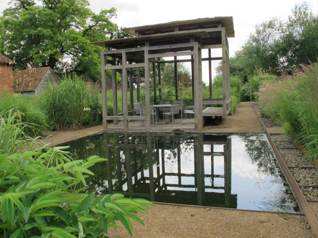 The grass garden at Bury Court 